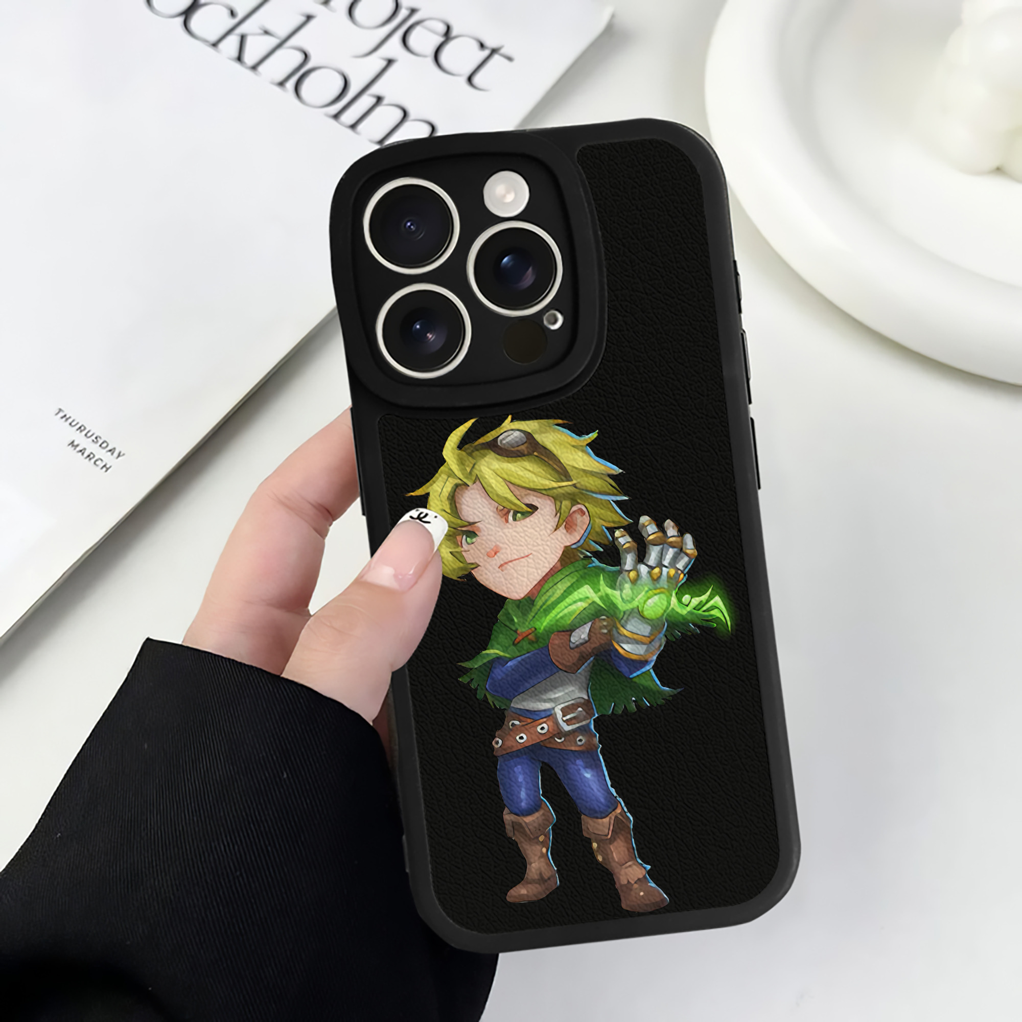 リーグ・オブ・レジェンド League of Legends LOL 【iPhone 16シリーズ対応】シリコンスマホケース（レザー調） 材質：シリコン